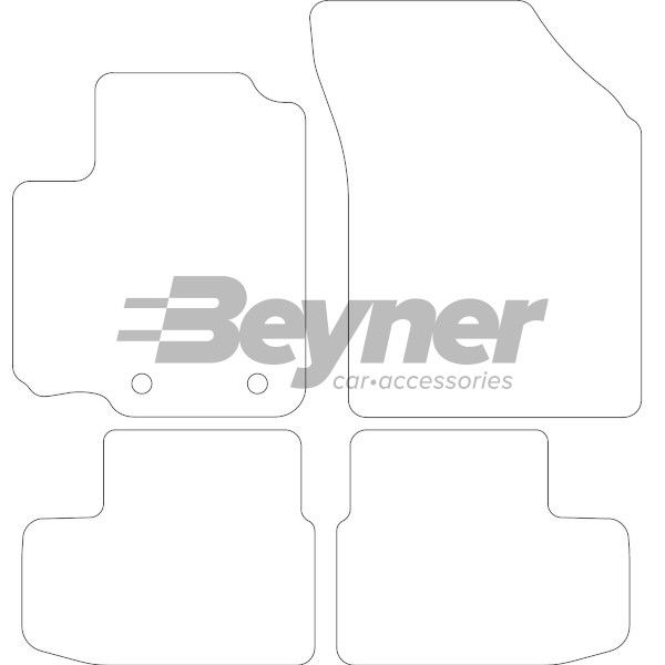 Beyner Pasklare stoffen matten MSV-1475902