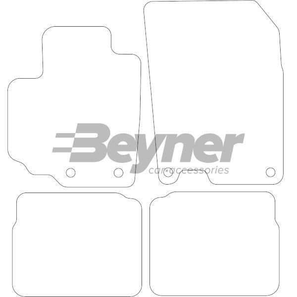 Beyner Pasklare stoffen matten MSV-1475918