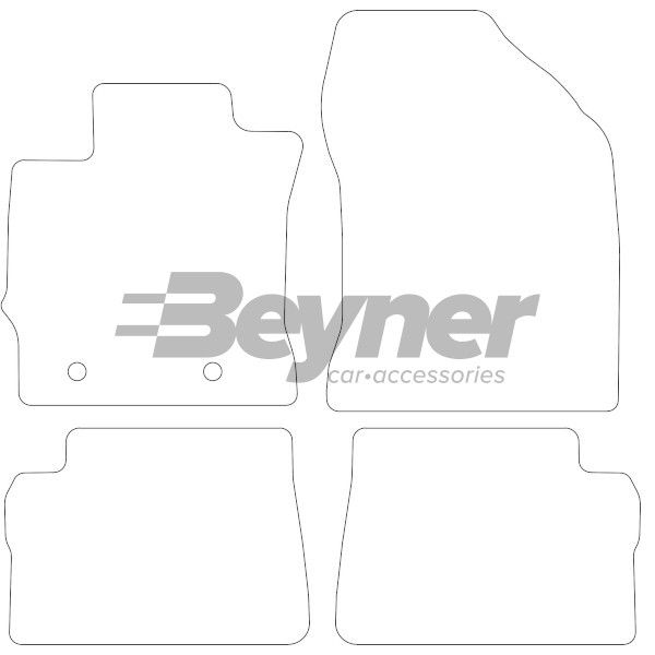 Beyner Pasklare stoffen matten MSV-1475997