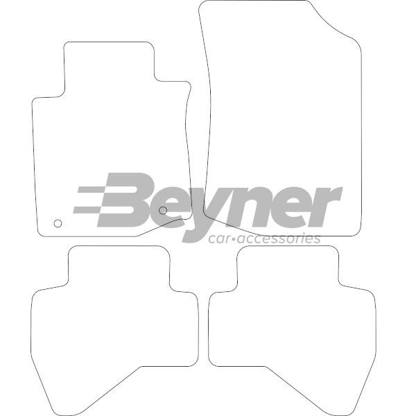 Beyner Pasklare stoffen matten MSV-1476003