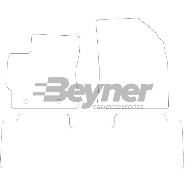 Beyner Pasklare stoffen matten MSV-1476012