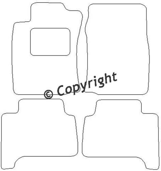 Beyner Pasklare stoffen matten MSV-1476025