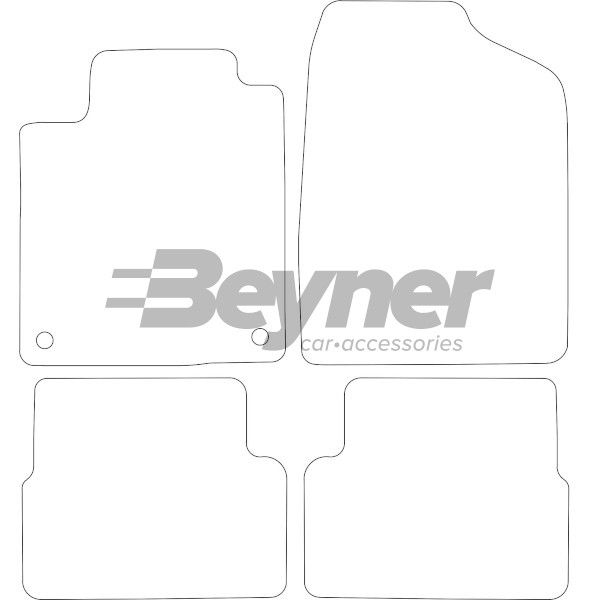 Beyner Pasklare stoffen matten MSV-1476043