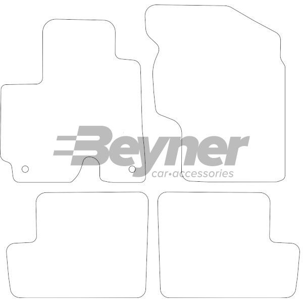 Beyner Pasklare stoffen matten MSV-1476045