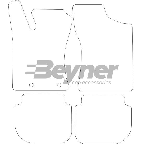 Beyner Pasklare stoffen matten MSV-1476067