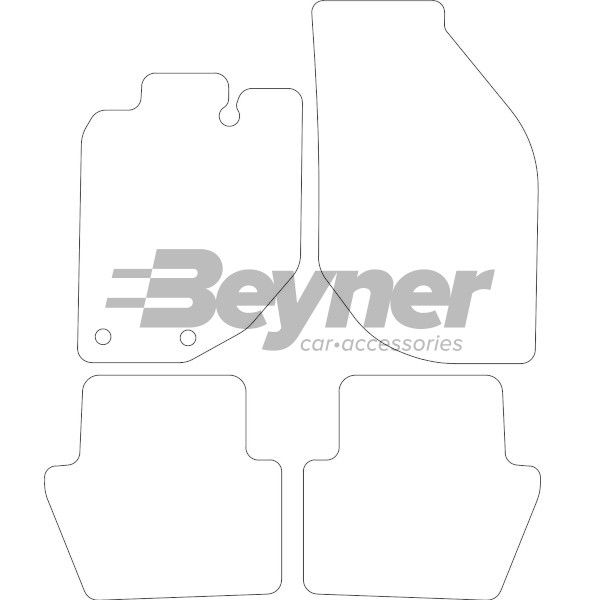 Beyner Pasklare stoffen matten MSV-1476068