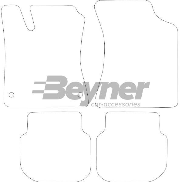 Beyner Pasklare stoffen matten MSV-1476074