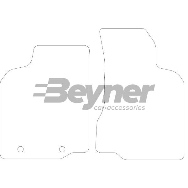 Beyner Pasklare stoffen matten MSV-1476223