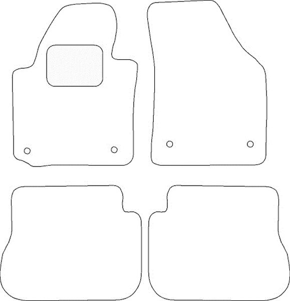 Beyner Pasklare stoffen matten MSV-1476231