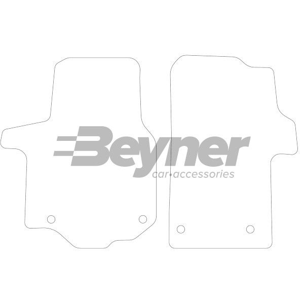 Beyner Pasklare stoffen matten MSV-1476233