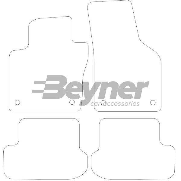 Beyner Pasklare stoffen matten MSV-1476237