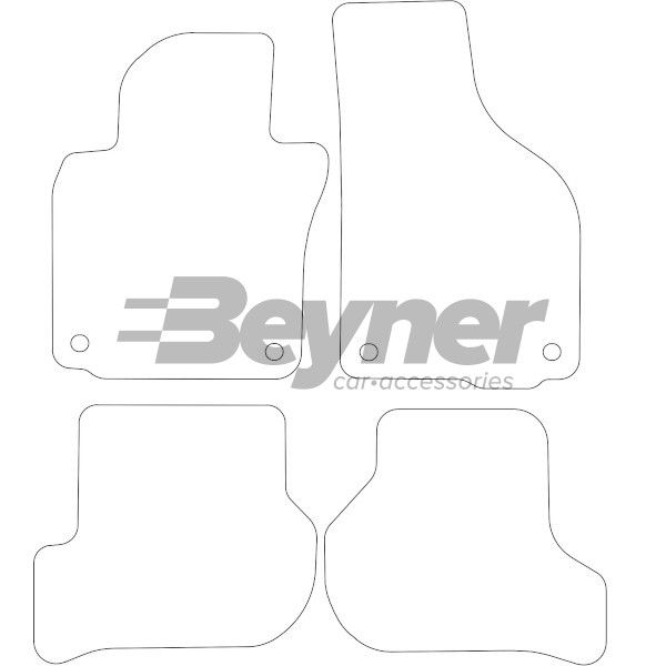 Beyner Pasklare stoffen matten MSV-1476258