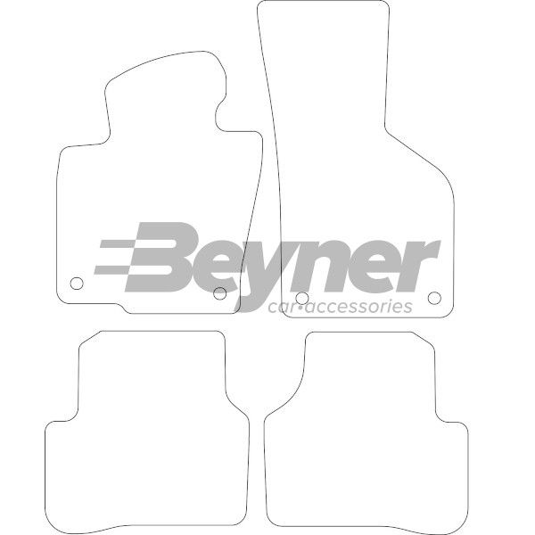 Beyner Pasklare stoffen matten MSV-1476282