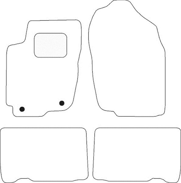 Beyner Pasklare stoffen matten MSV-1476984