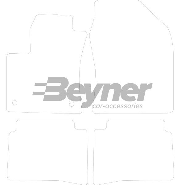 Beyner Pasklare stoffen matten MSV-1476986