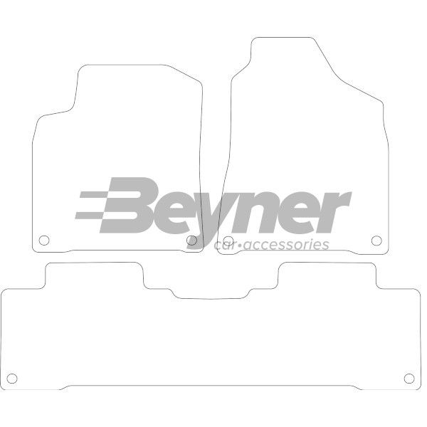 Beyner Pasklare stoffen matten MSV-1477428