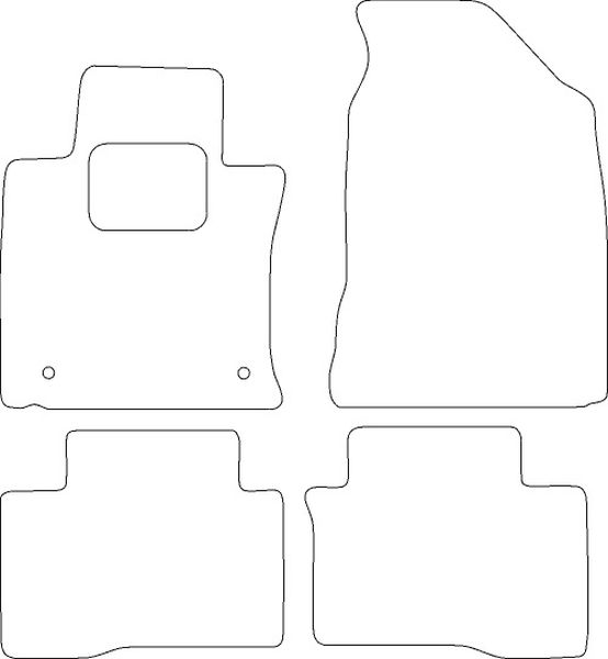 Beyner Pasklare stoffen matten MSV-1477432