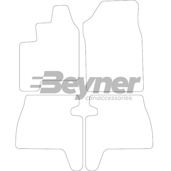 Beyner Pasklare stoffen matten MSV-1477442