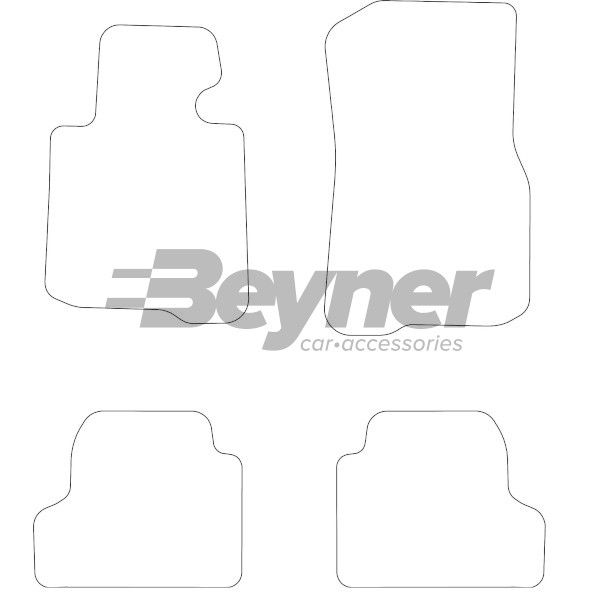 Beyner Pasklare stoffen matten MSV-1478130