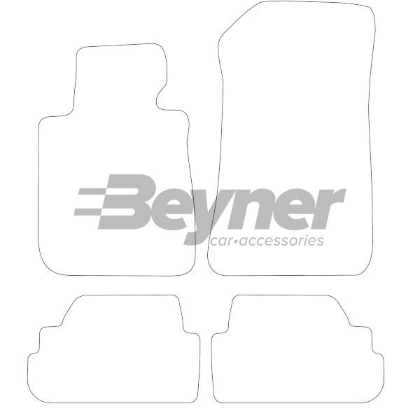 Beyner Pasklare stoffen matten MSV-1478140