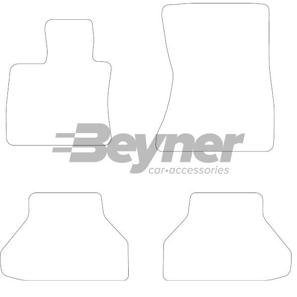 Beyner Pasklare stoffen matten MSV-1478154