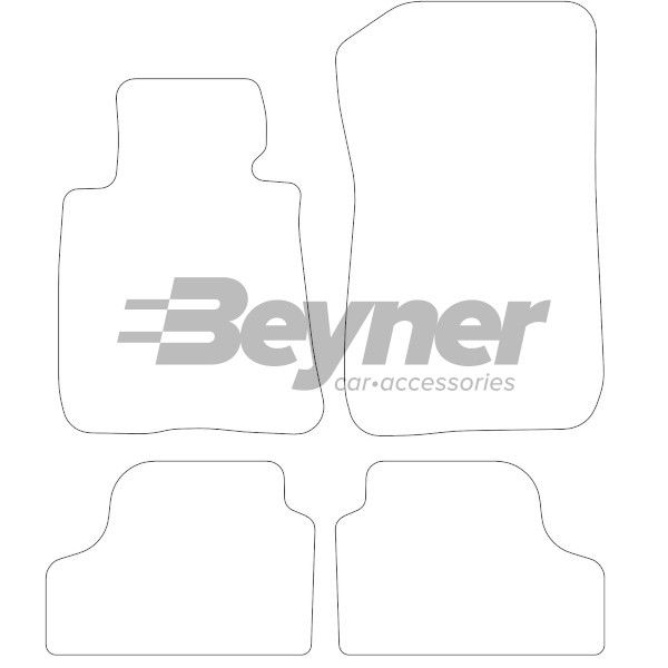 Beyner Pasklare stoffen matten MSV-1478155