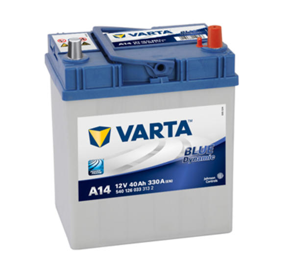 Varta Blue Dynamic A14 12V 40 Ah - 5401260333132 - 4016987119617 - 533058 - 330 A