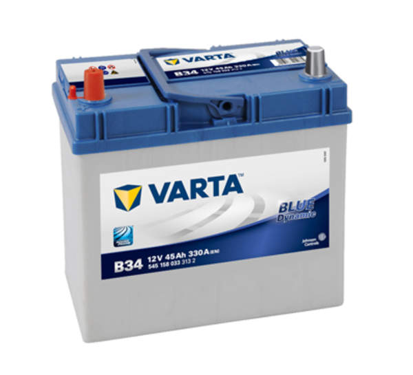 Varta Blue Dynamic B34 12V 45 Ah - 5451580333132 - 4016987119662 - 533068 - 330 A