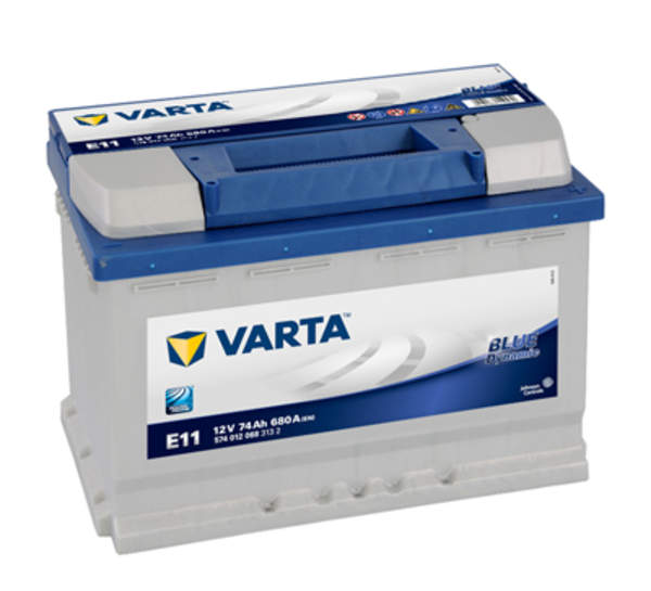 Varta Blue Dynamic E11 12V 74 Ah - 5740120683132 - 4016987119532 - 533093 - 680 A