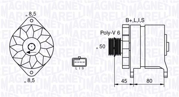 Magneti Marelli Alternator/Dynamo 063532633010