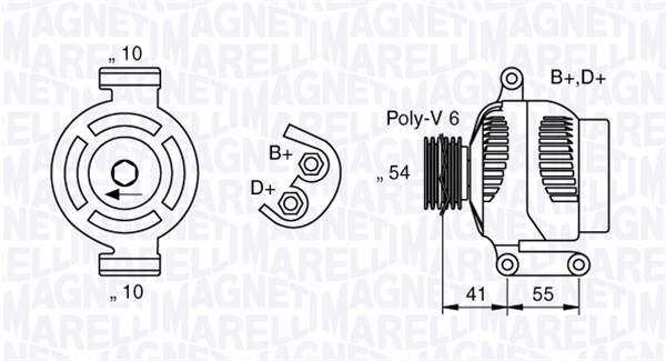 Magneti Marelli Alternator/Dynamo 063377022010