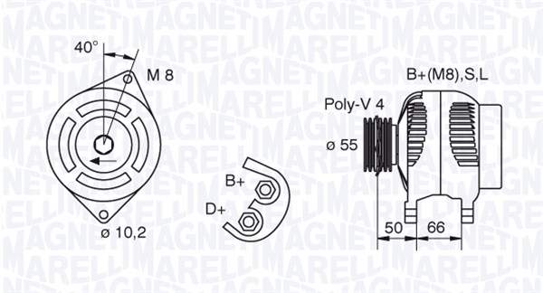 Magneti Marelli Alternator/Dynamo 063321607010