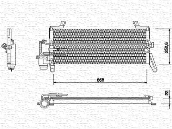 Magneti Marelli Airco condensor 350203134000