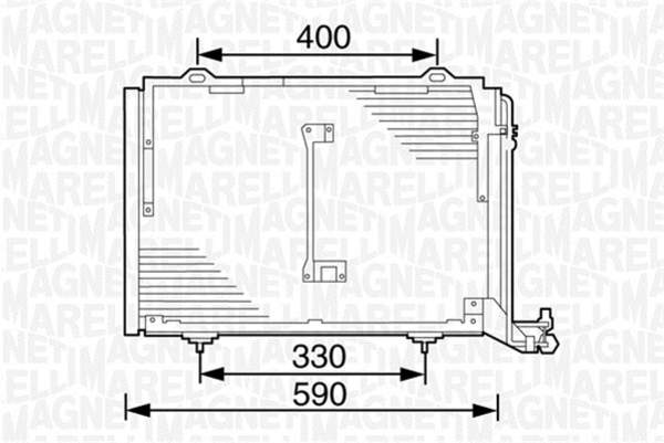 Magneti Marelli Airco condensor 350203232000