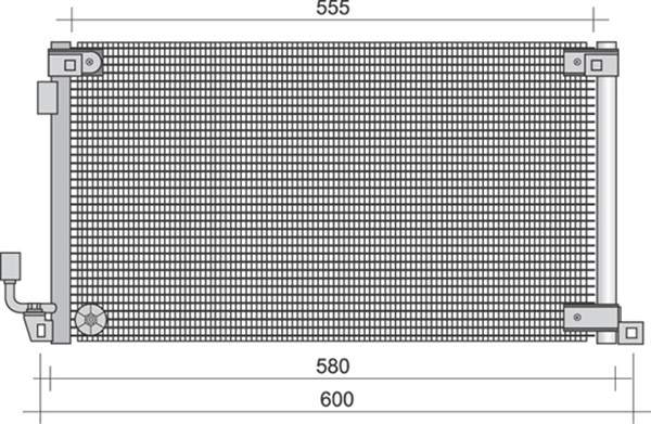 Magneti Marelli Airco condensor 350203285000