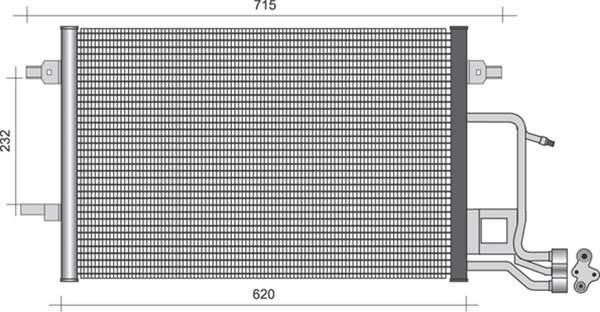Magneti Marelli Airco condensor 350203362000