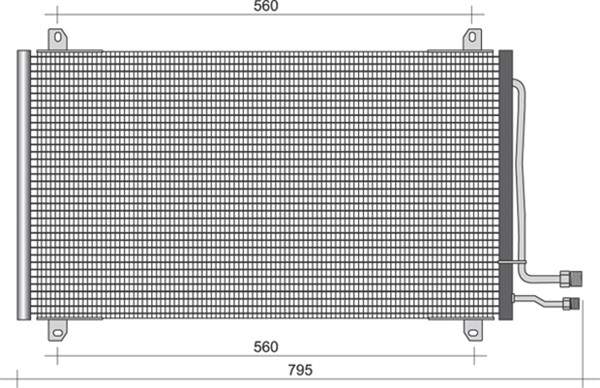 Magneti Marelli Airco condensor 350203445000