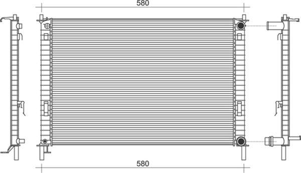 Magneti Marelli Radiateur 350213916000