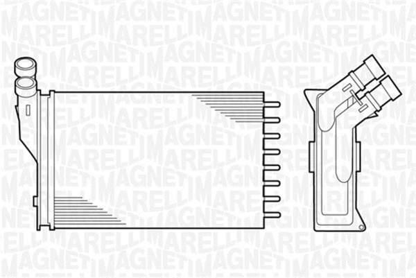 Magneti Marelli Kachelradiateur 350218222000