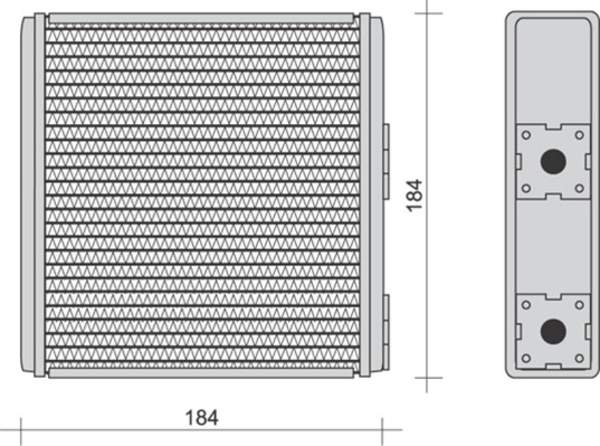 Magneti Marelli Kachelradiateur 350218258000