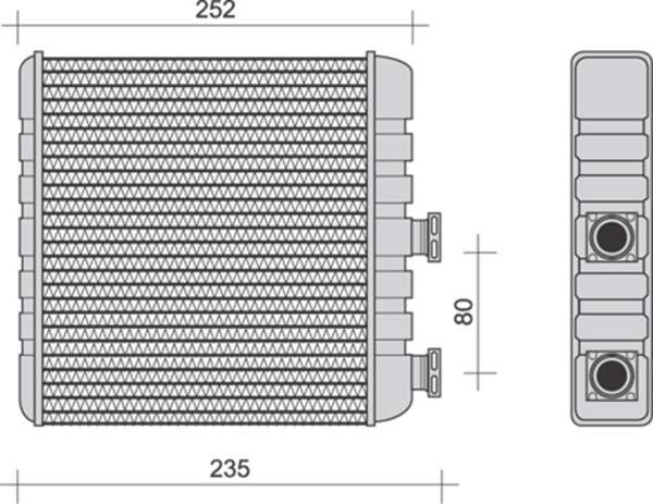 Magneti Marelli Kachelradiateur 350218270000