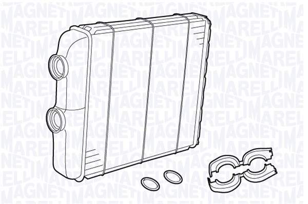 Magneti Marelli Kachelradiateur 350218330000