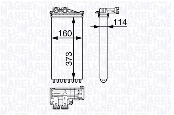 Magneti Marelli Kachelradiateur 350218351000