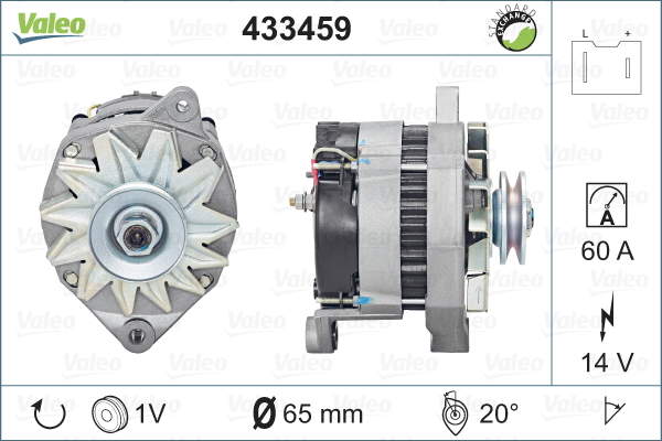 Valeo Alternator/Dynamo 433459
