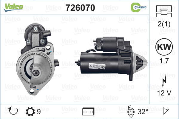 Valeo Starter 726070