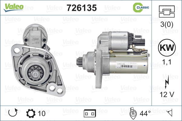 Valeo Starter 726135