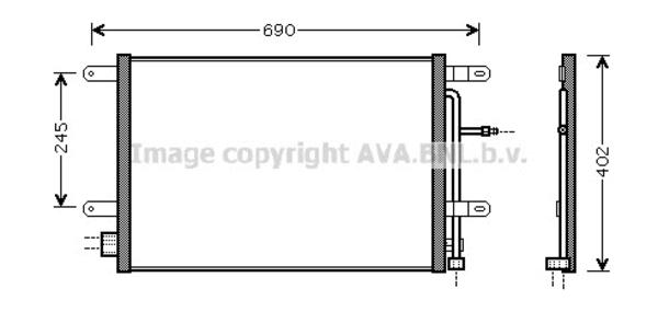 Image of Ava Cooling Airco condensor AI5238 ai5238_169