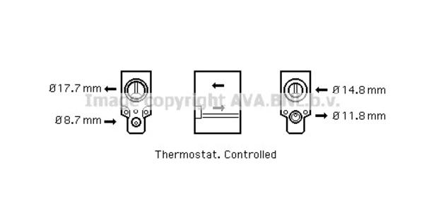Image of Ava Cooling Airco expansieklep CN1221 cn1221_169