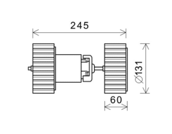 Ava Cooling Kachelventilator/Ventilatormotor MS8675