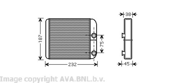 Ava Cooling Kachelradiateur VO6129